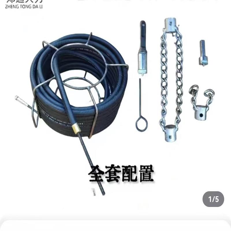 新款8米实心沉管软套轴08专业疏通油脂油污毫淀物堵塞管道疏通器