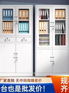 办公室铁皮件文柜财务资料档TZB制案柜带锁凭证柜抽钢屉矮柜储物