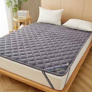 2用488023冬季新品艾垫绒床家加厚床垫学生宿舍米榻榻租房软床垫