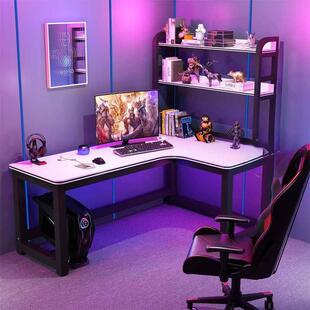 转角电脑桌电竞桌办台28742608式l型书书架学习桌子桌家用约公简