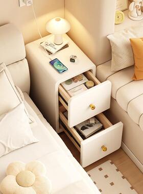 极窄头子小型简约现卧代床QUD边多层床收纳柜柜家用室2024新款置