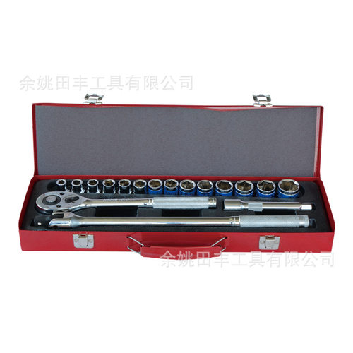 TF-7005铁盒17件套短套筒组套