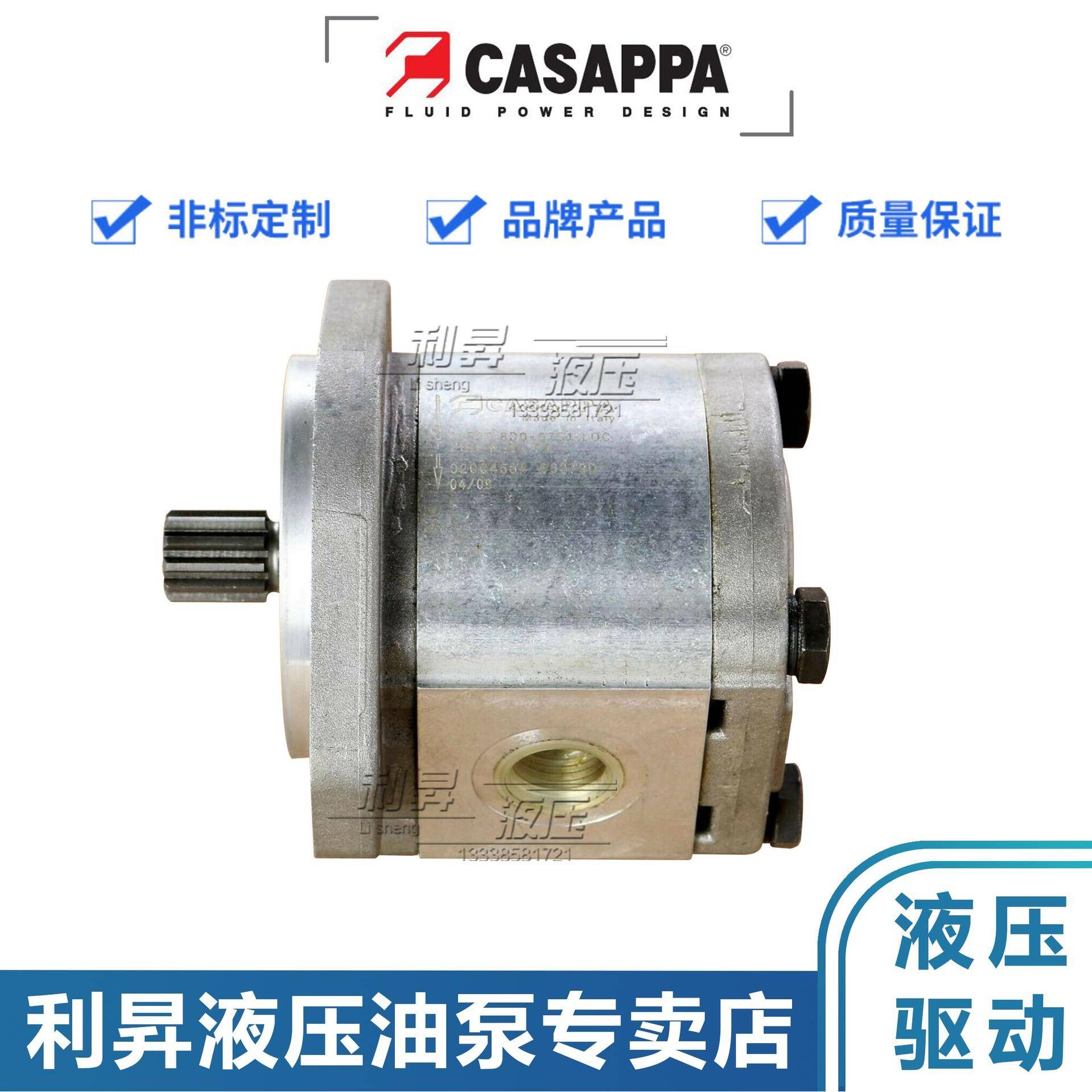 凯s斯帕CaappaL油泵齿轮泵PP20KQL.4/6.3/8/11.2D0-82E2-NLEA/EA-