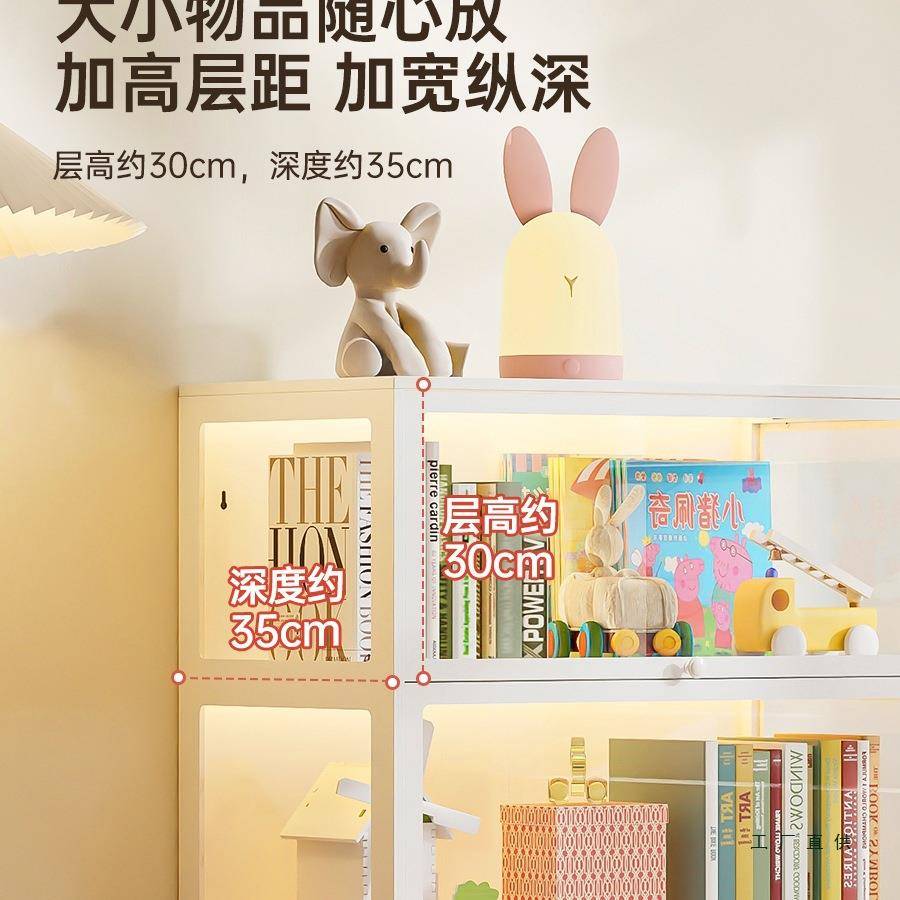 书柜钢柜痛柜防尘架铁皮柜玻璃985书展示柜落地柜子制储物收纳柜