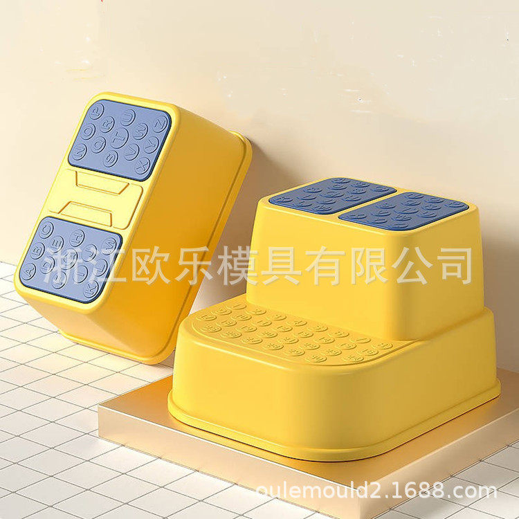儿童踩脚凳塑料模具开发 宝宝踩脚阶梯凳注塑模具生产厂家