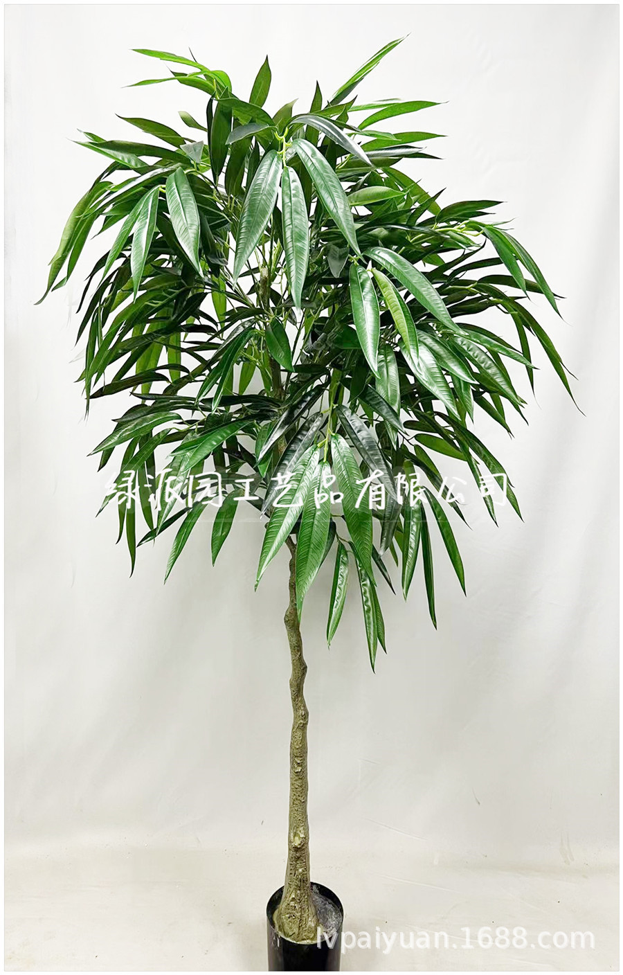 90cm金丝柳发财树仿真植物落地盆栽大型客厅盆景假花塑料花装饰