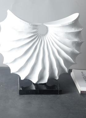 代轻奢样客板房间售楼处酒店玄关BYE柜摆件家现居厅软装饰雕品塑