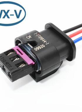 4171864/4-1黄线束汽车线束连接HBY器2/34/5/6孔1-1-718644-1公母