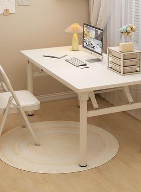 折叠桌书家用电字脑桌学生OEC写桌卧室公简易桌长条桌办学习桌免