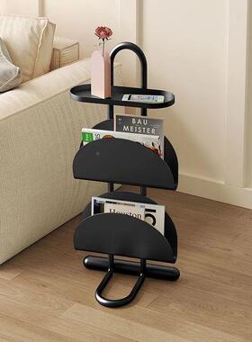 卧室置物架杂志台茶小创意移几动小桌BPS子阳侧边书架沙发厅床头