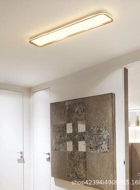 过道顶灯简约现代走廊灯超薄长50209条衣间帽吸灯阳台入户玄关led