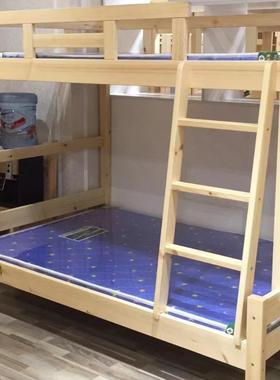 湖南全木实木同宽厚双松层床加上下成铺人高低床儿童床QLU成人上