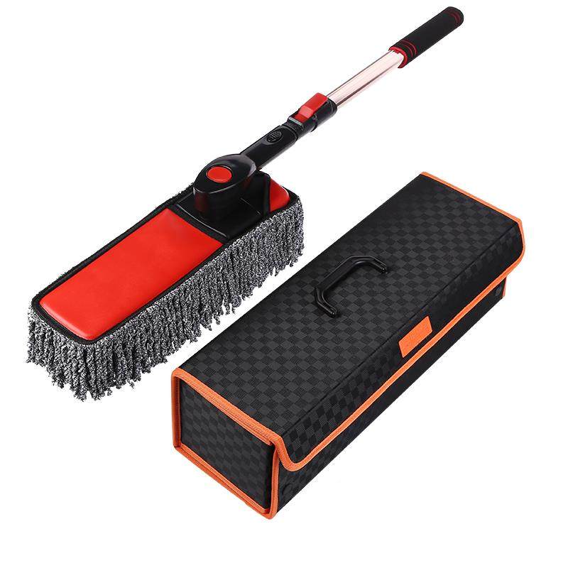 擦拖把除尘掸子汽车用品车灰刷车工具伸车缩洗扫载油掸106蜡车刷
