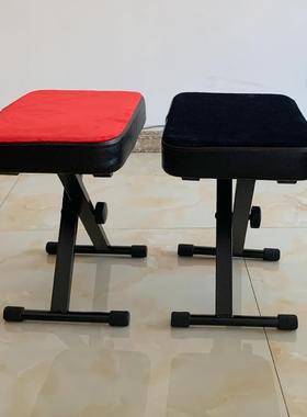 四发泡琴凳演绒会布古筝XFN凳乐器奏档凳X型演奏二胡吉他折叠琴凳