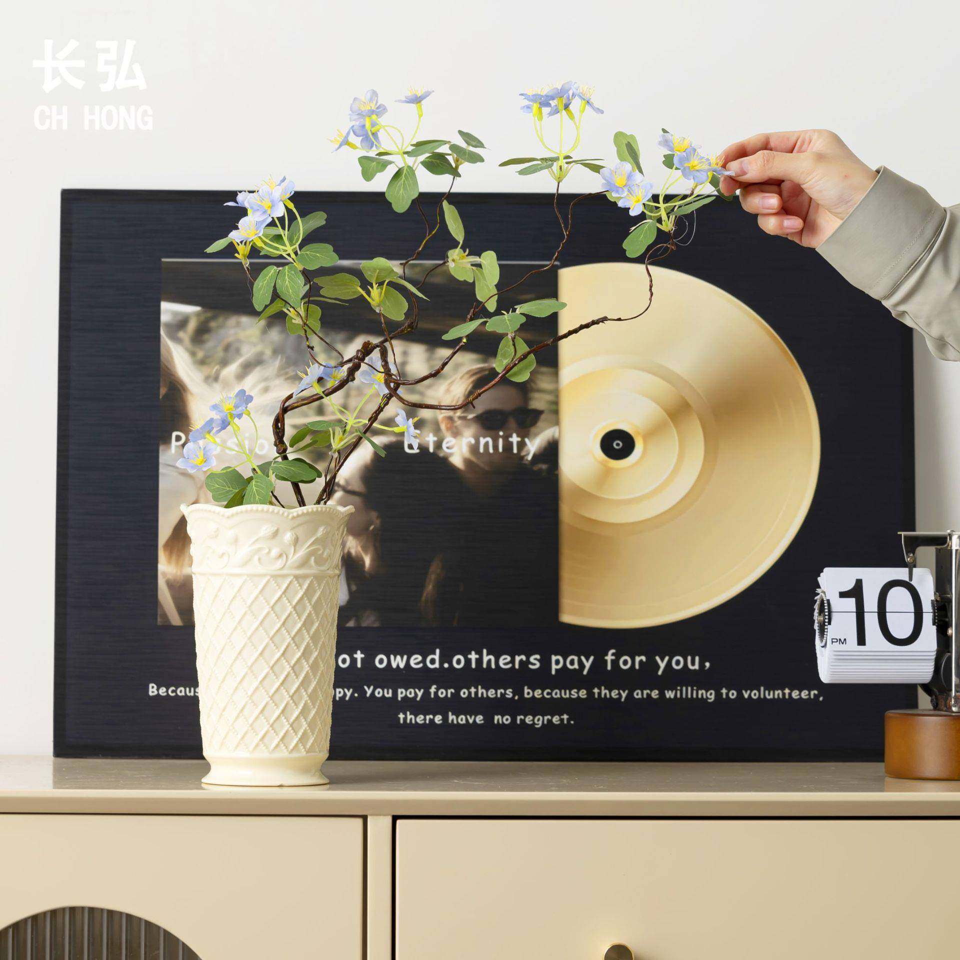 长弘创意法式陶瓷花瓶家居陶瓶瓷花厅器奶油风水培餐RHR玄关花摆,橡塑材料及制品,工业陶瓷,淘宝优惠券,粉丝福利购,淘宝优惠卷