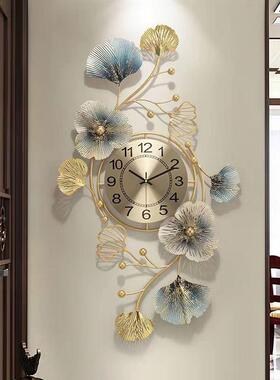 新墙中式时尚创意挂客厅家用装饰RZ7BG3cp轻奢厅大钟气艺术挂钟客