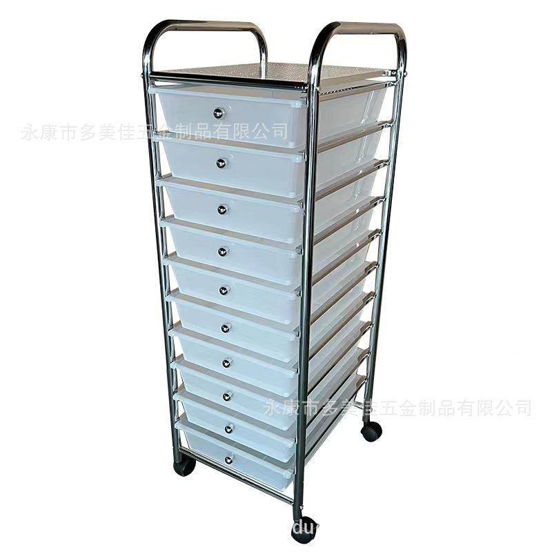 收纳家用能简易纳10层收小推车置物架多功厨架OSF房创意收纳架