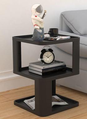 创意沙发边几床头柜奶YUB油风几约家用客茶厅方桌边桌小桌简子置
