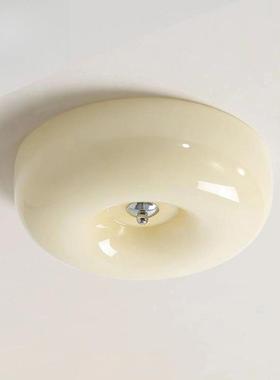 布丁奶吸顶灯22136法式中古油风卧室包书房阳台简约儿童复古灯房