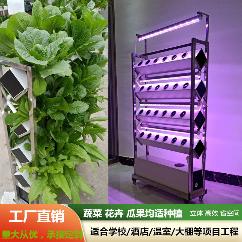 草莓种植机家庭气雾培设备无土栽培蔬菜水培阳台种菜双面垂直式