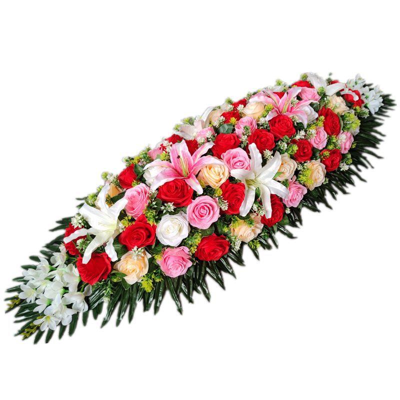 会议桌仿真花摆件会花议室RzivQrqO仿真桌面花到台签桌摆设装饰台