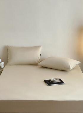 单床单品床笠BMSA类母婴高100S全棉床端笠纯色纯棉罩宿舍单人床笠