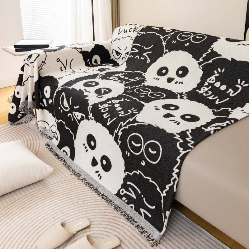 奢现代轻巾简约雪尼发尔沙发全包盖四季743通用加厚防尘沙布沙发