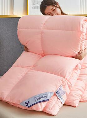 宾NIF宿馆民宿冬被子羽丝绒春被加厚保暖被芯酒店被被子舍双人秋