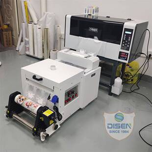 码直喷转印机卷材膜白墨DS-A3DTFT恤花印边打印机全镂数空无描柯