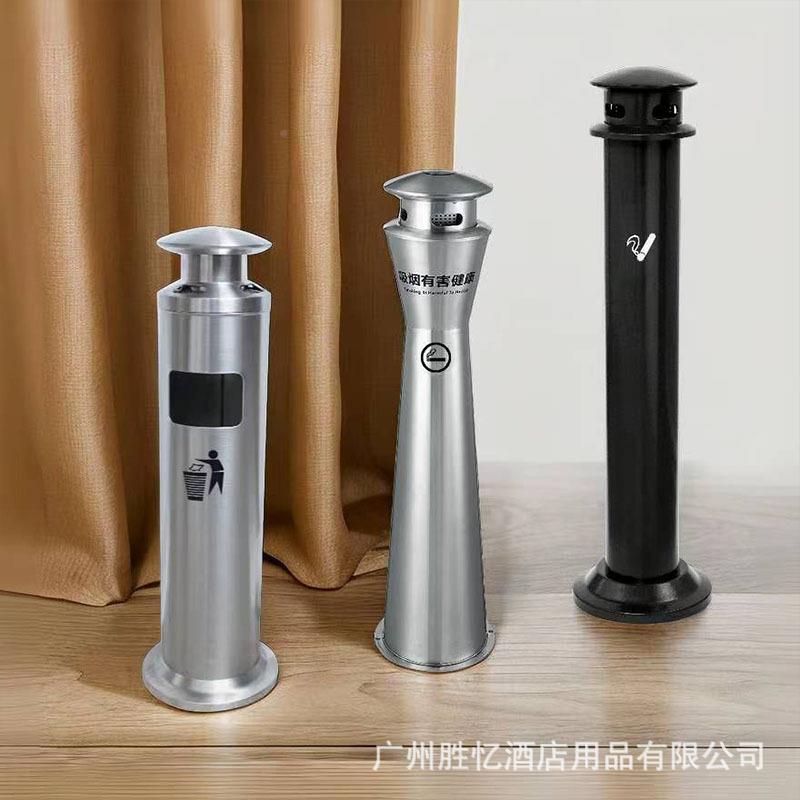 烟灰柱不区锈钢户外烟蒂带柱吸YH-299Y烟公共立式灰烟缸垃圾桶灭