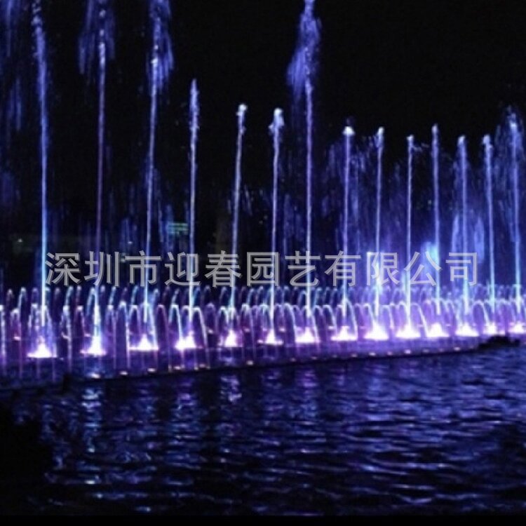 广场音乐喷泉设计制作河道程控跑泉波光跳泉控制系统全套设备厂家