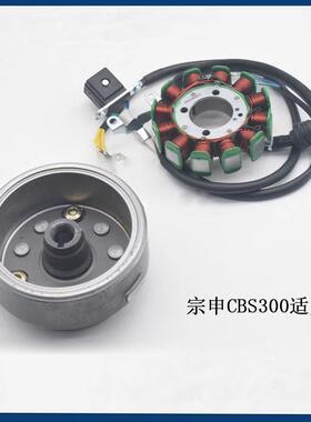 波速尔M6歼1卒玛克维思恒舰CBS300 NB300磁钢 线圈发电磁缸磁电机