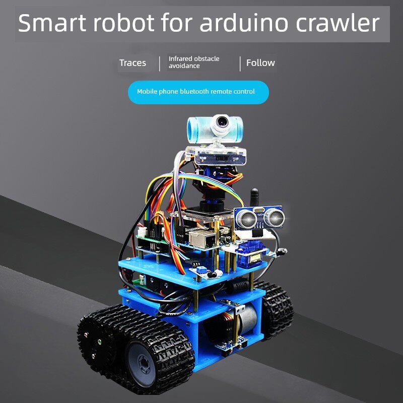 机器人套件 arduino履带小车底盘 循迹 避障遥控WIIF智能小车