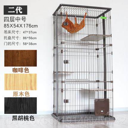 正品室猫大型猫笼别墅家内双层猫笼猫窝清笼关猫围栏猫用品