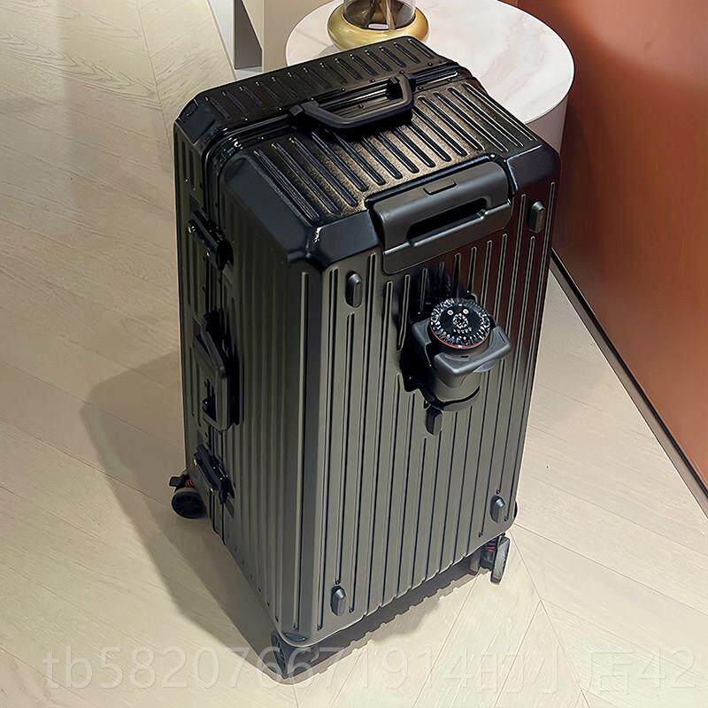 高档新款多功能大容量铝框男行箱女轮22寸登机拉杆箱万向李密码旅