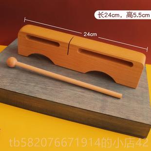 高档戏曲梆学子高低音梆子打击器单音双音梆子高低音音梆乐子小响