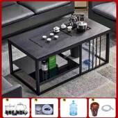 高档火烧石功夫台茶茶几简约现泡茶一体桌代茶台泡待喝家茶接用桌