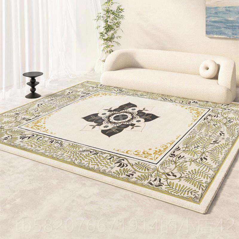 正品欧式花纹古轻毯奢复卧室客厅仿羊绒地毯级感家用床边地高垫大