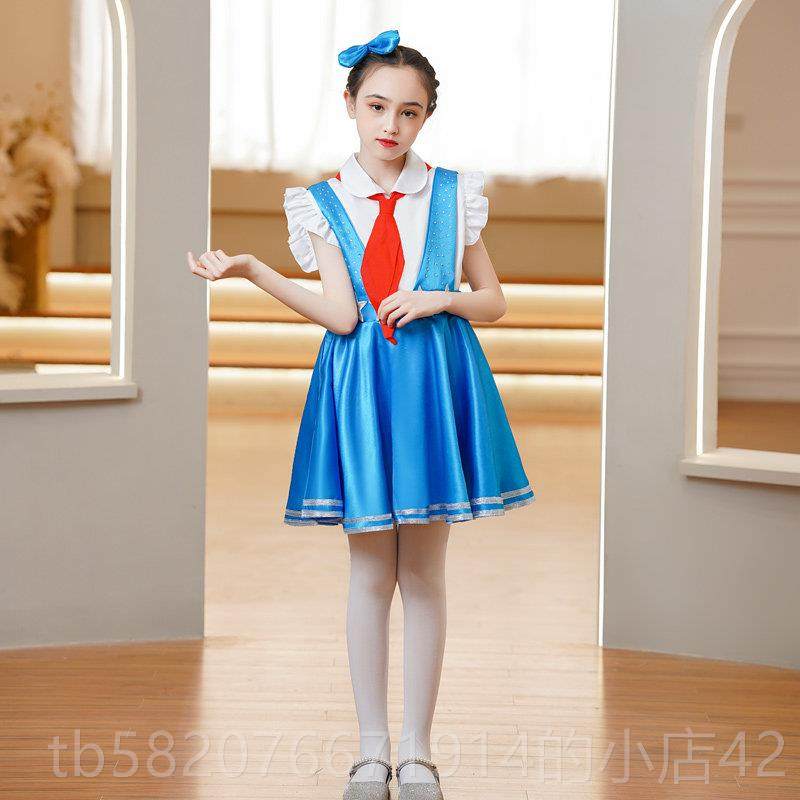 高档儿童红先队员六演出服中小学生歌朗诵红领巾一少大合唱舞蹈表,童装/婴儿装/亲子装,儿童演出服,淘宝优惠券,粉丝福利购,淘宝优惠卷