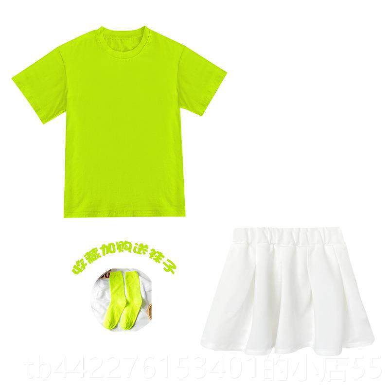 高档儿童舞蹈演服装幼儿园糖果色巴胺班服园服多小学出生啦啦表队