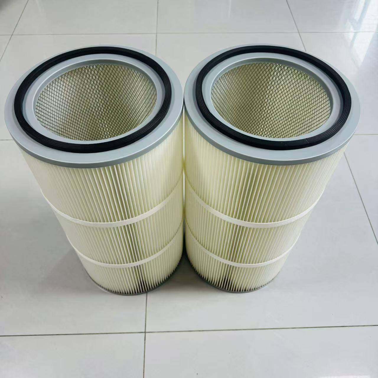 六耳除尘滤筒喷砂机除尘滤筒工业除尘滤芯滤筒粉尘粉末过滤器