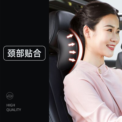 奔驰头枕c260lc200l靠垫e300l腰靠枕glc汽车用gla座椅a200l护颈枕