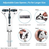 修表工具套装 手表维修背部拆卸工具更换手表电池专业钟表表带生耳