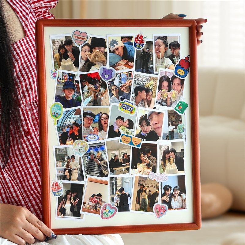 diy拍立得相框摆台情侣纪念礼物儿童洗照片拼图相册画框挂墙定制,家居饰品,相框/画框,淘宝优惠券,粉丝福利购,淘宝优惠卷
