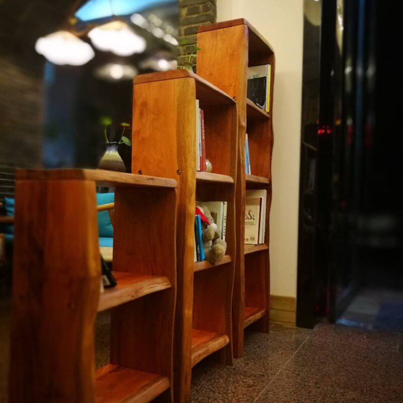 书架原木古董层架陈列架古玩民宿客栈书屋架子多肉收纳架置物架,住宅家具,书架,淘宝优惠券,粉丝福利购,淘宝优惠卷