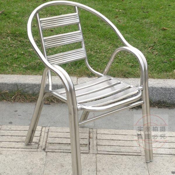 不锈钢椅子坚固休闲阳台咖啡椅户外庭院结实乘凉椅整装叠放餐饮椅,住宅家具,阳台椅,淘宝优惠券,粉丝福利购,淘宝优惠卷