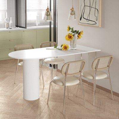 亚克力岩板餐桌小户型家用饭桌现代轻奢简约悬浮岛台网红餐桌椅,住宅家具,岩板餐桌,淘宝优惠券,粉丝福利购,淘宝优惠卷