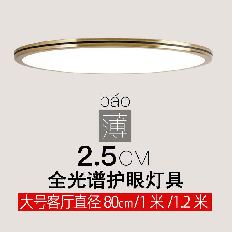 圆形客厅吸顶灯客厅灯大尺寸直径1.2/一米二大厅灯会议室大圆灯图片