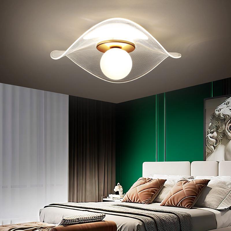 北欧现代风格方形客厅灯书房卧室吸顶灯大气家用灯浪漫餐厅灯具