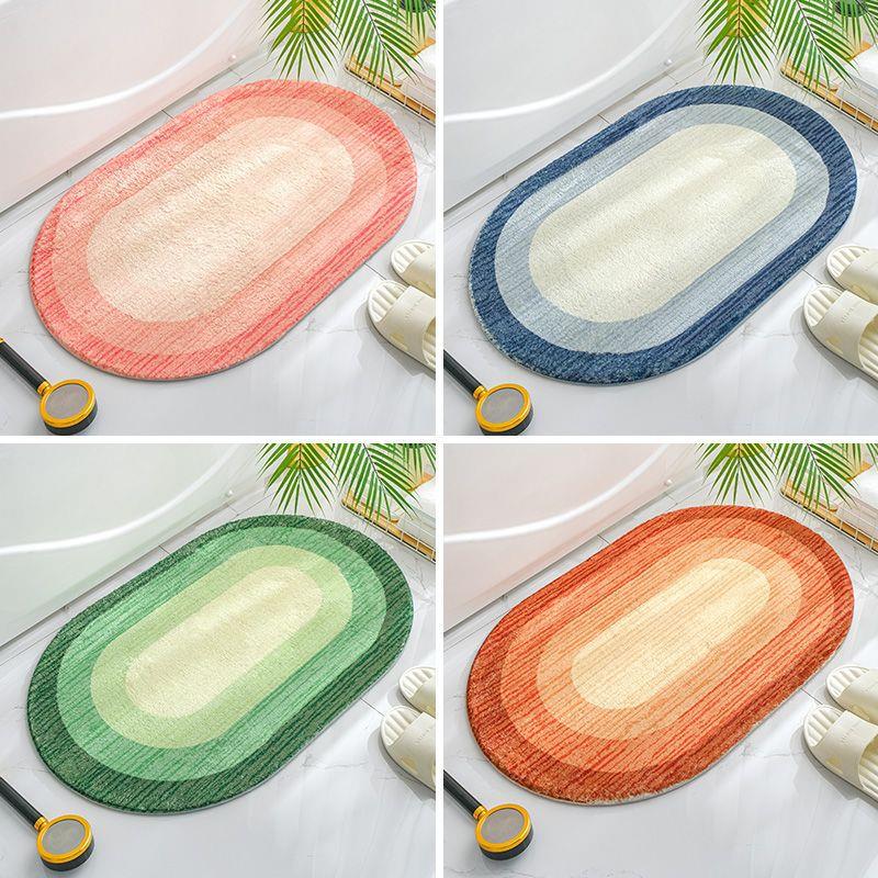 浴室吸水地垫厕所脚垫家用防滑垫子卫生间门垫进门口卧室地毯厨房